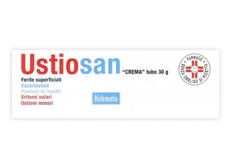 Ustiosan “crema” tubo 30g  ferite superficiali, escoriazioni, punture di insetti, eritemi solari, ustioni minori