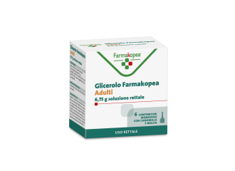 Glicerolo farmak adulti 6,75 g soluzione rettale 6 contenitori monodose con camomilla e malva