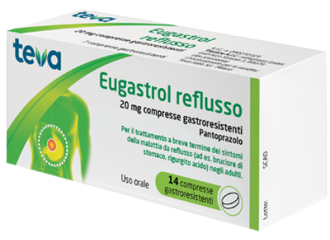 Eugastrol reflusso 20 mg compresse gastroresistenti