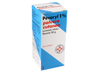 1% polvere cutanea flacone 30 g