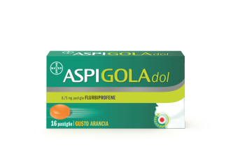 Aspigoladol 8,75 mg pastiglie gusto arancia  flurbiprofene