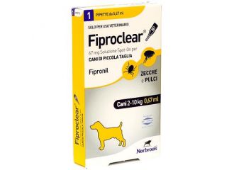 Fiproclear*1pip 2-10kg cani