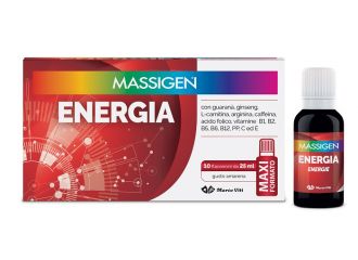 Massigen energia 10 flaconi da 25 ml