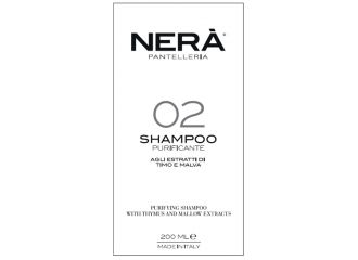 Nera' 02 shampoo purificante estratti timo e malva 200 ml
