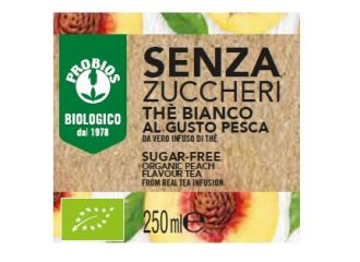 The' bianco pesca senza zuccheri 250 ml