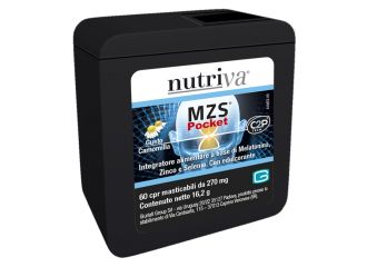 Nutriva mzs pocket 60 compresse masticabili