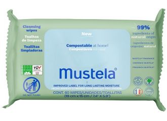 Mustela salviette compostabili 60 pezzi